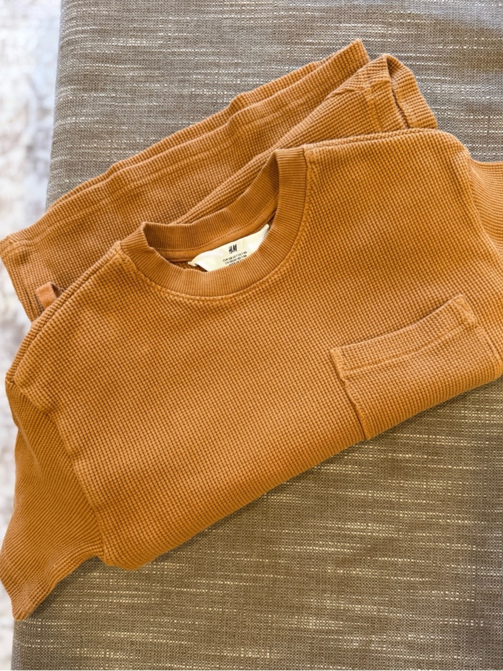 H&M Kids Matching Set in Rust Brown - Picture 3 of 3